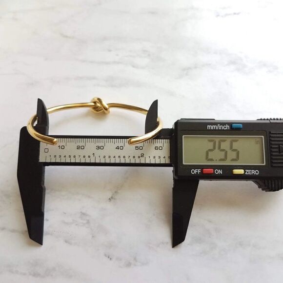 Gold Knot Bracelet  - Picture 3 of 14